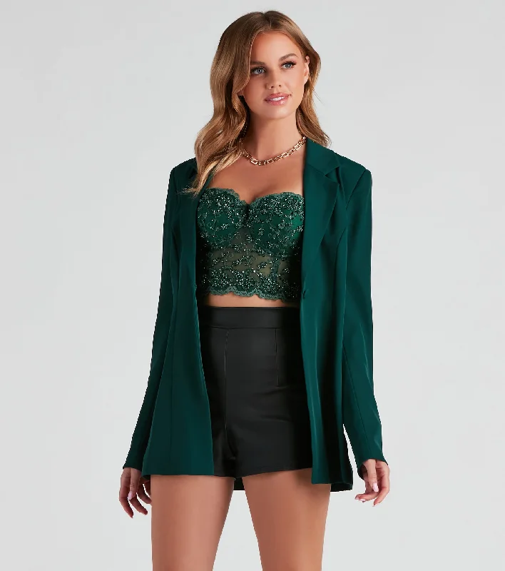 Members Only Office Trendsetter Woven Blazer