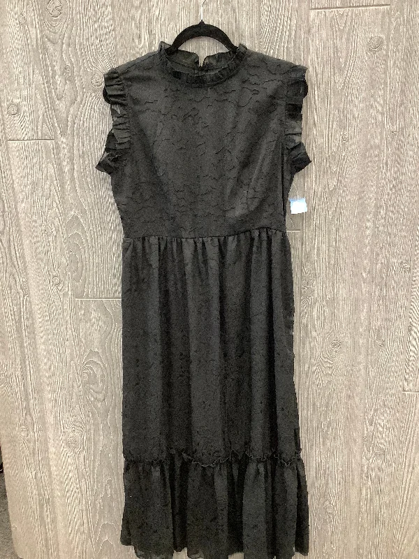 Buy More, Save More Dress Casual Midi By Clothes Mentor In Black, Size: L