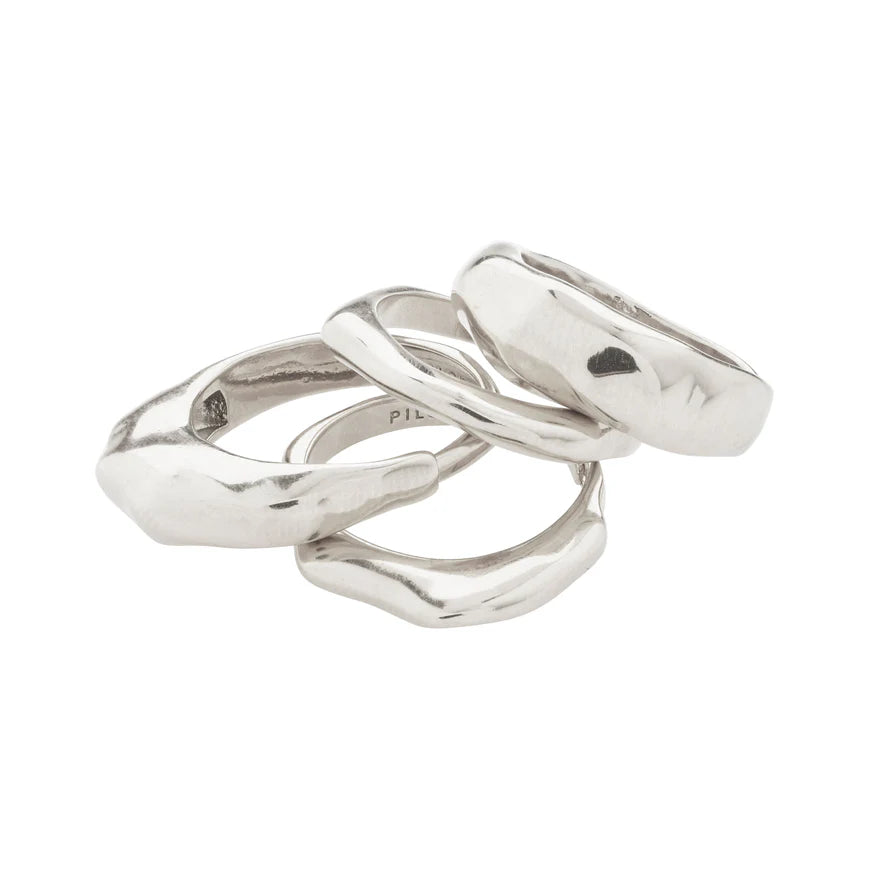 One-DAY Sale Asher Rings 4 in 1 Set I Silver Plated