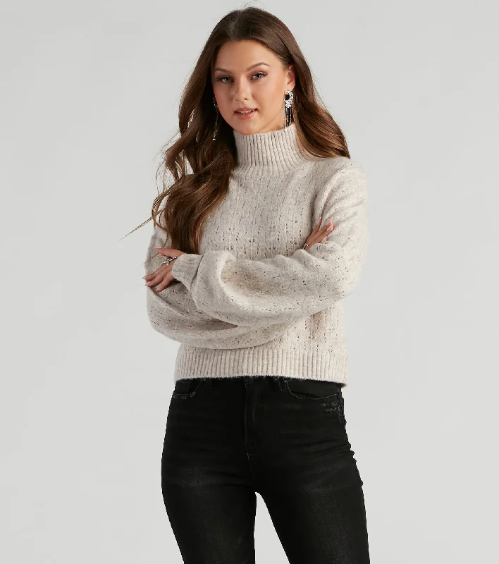 Bonus Savings Autumn Feels Turtle Neck Sweater