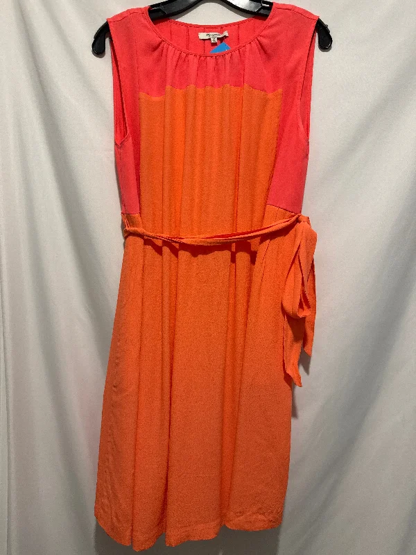 Stock Clearance Dress Casual Midi By Madewell In Pink, Size: M