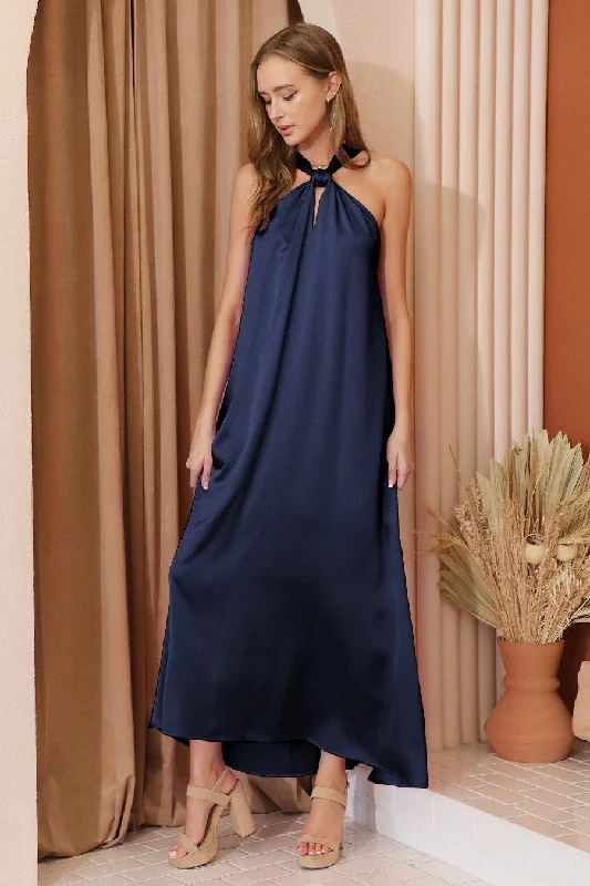 Limited Time Offer Bow Maxi | Navy