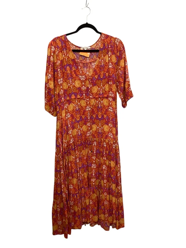 Bonus Savings Dress Casual Maxi By Clothes Mentor In Red, Size: L