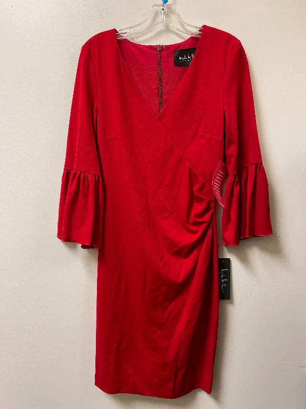 While Supplies Last Dress Casual Short By Nicole Miller In Red, Size: M