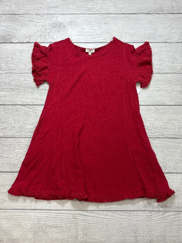 Limited Availability Dress Casual Short By Umgee In Red, Size: S