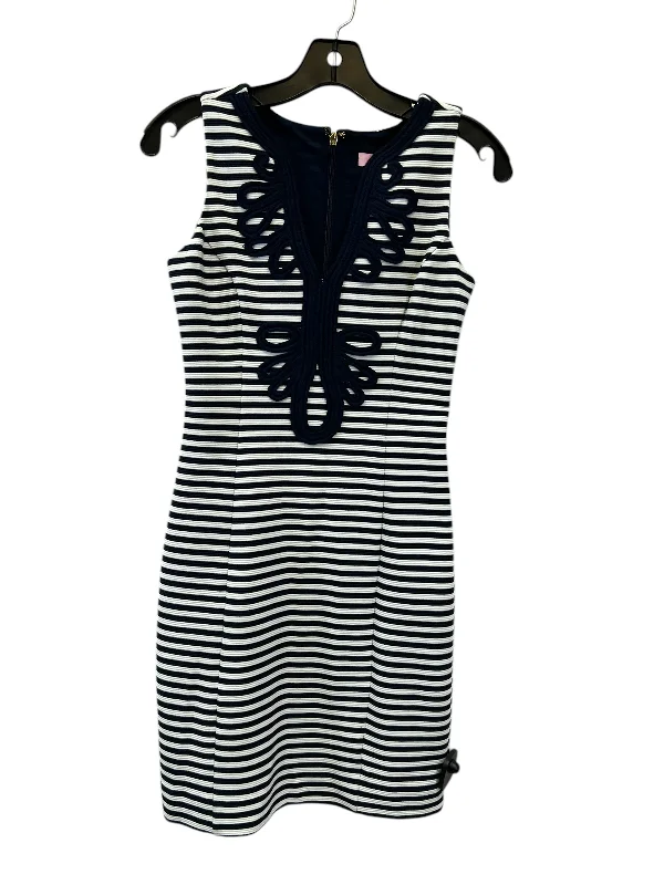 Today's Special Dress Casual Midi By Lilly Pulitzer In Blue & White, Size: Xs