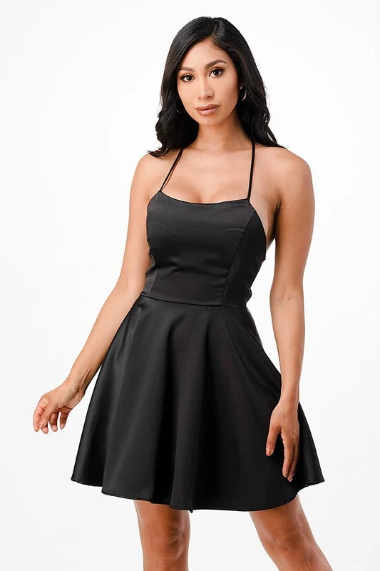 Deep Discounts Olivia Mini Dress | Black