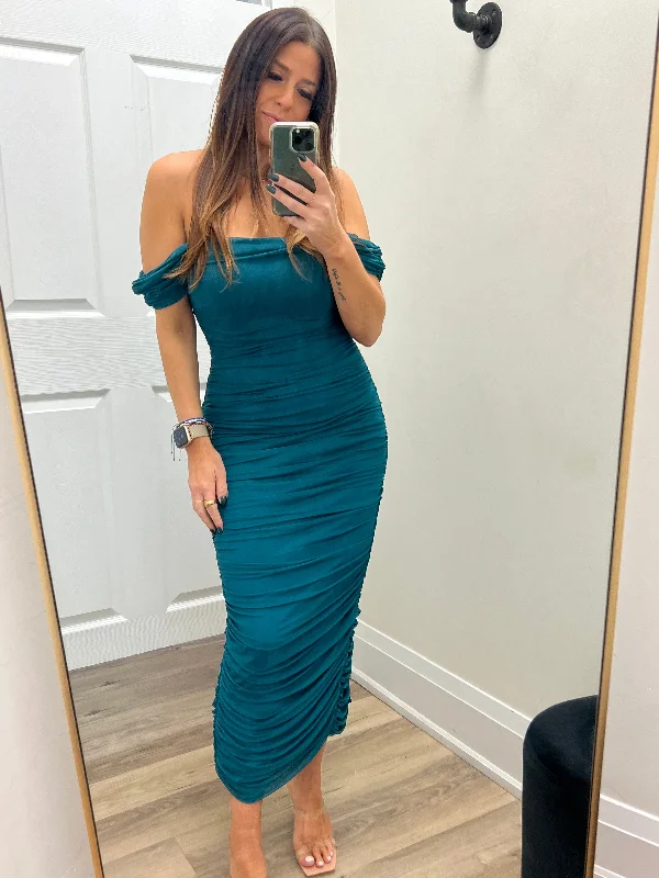 Savings Bonanza Sophia Dress I Teal