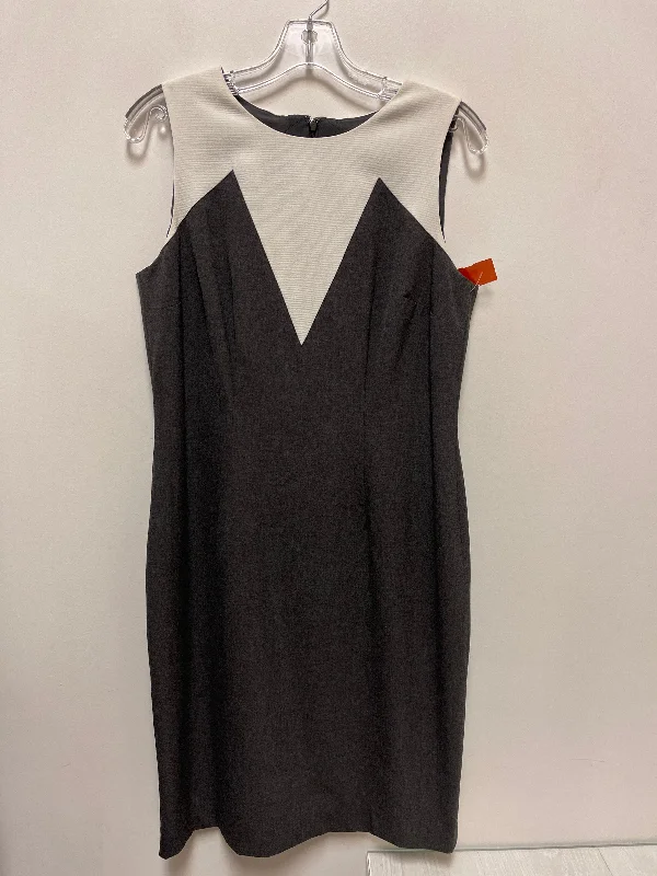 Super Bargain Dress Work By Ann Taylor In Grey, Size: M