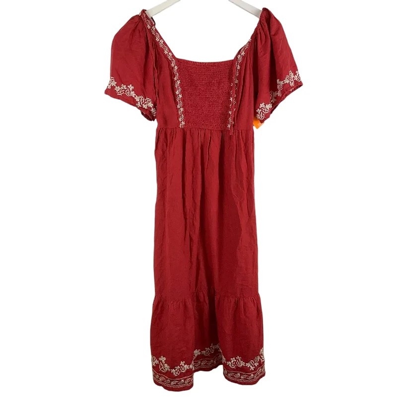 While Supplies Last Dress Casual Maxi By Old Navy In Red, Size: Xs