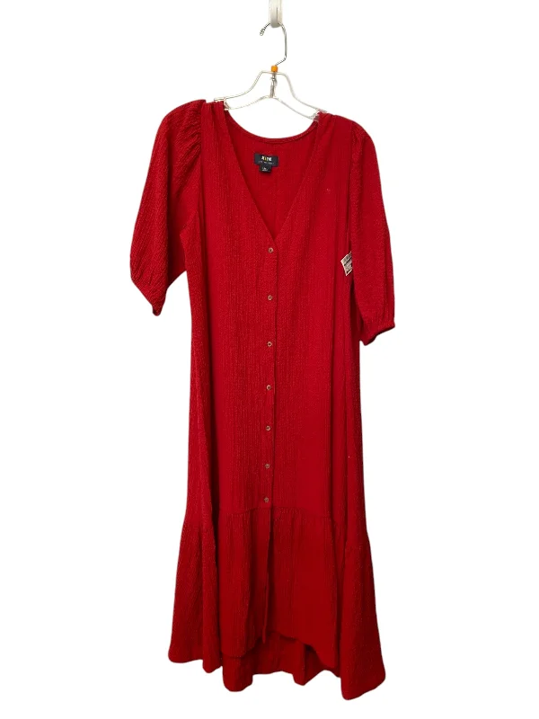 Exclusive Preview Dress Casual Maxi By Maeve In Red, Size: S