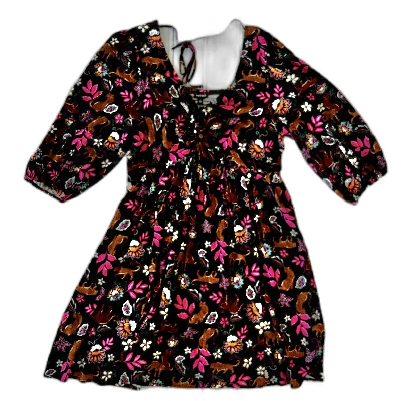 Can't Miss Dress Casual Maxi By Torrid In Black & Pink, Size: 2x
