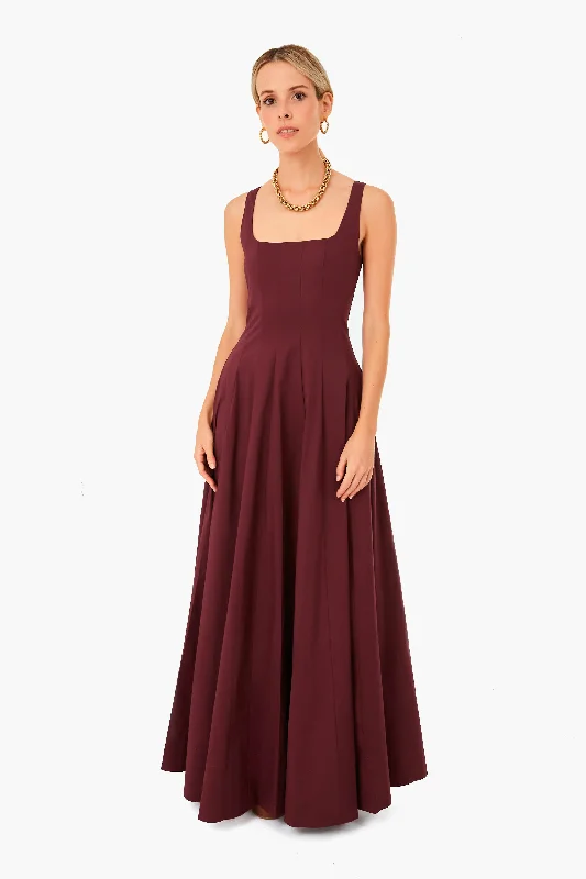 Unbeatable Prices Plum Maxi Wells Dress
