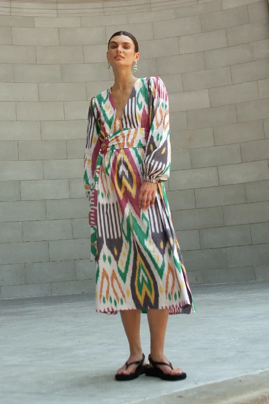 Price Reduction Atira Ikat Dress Multi