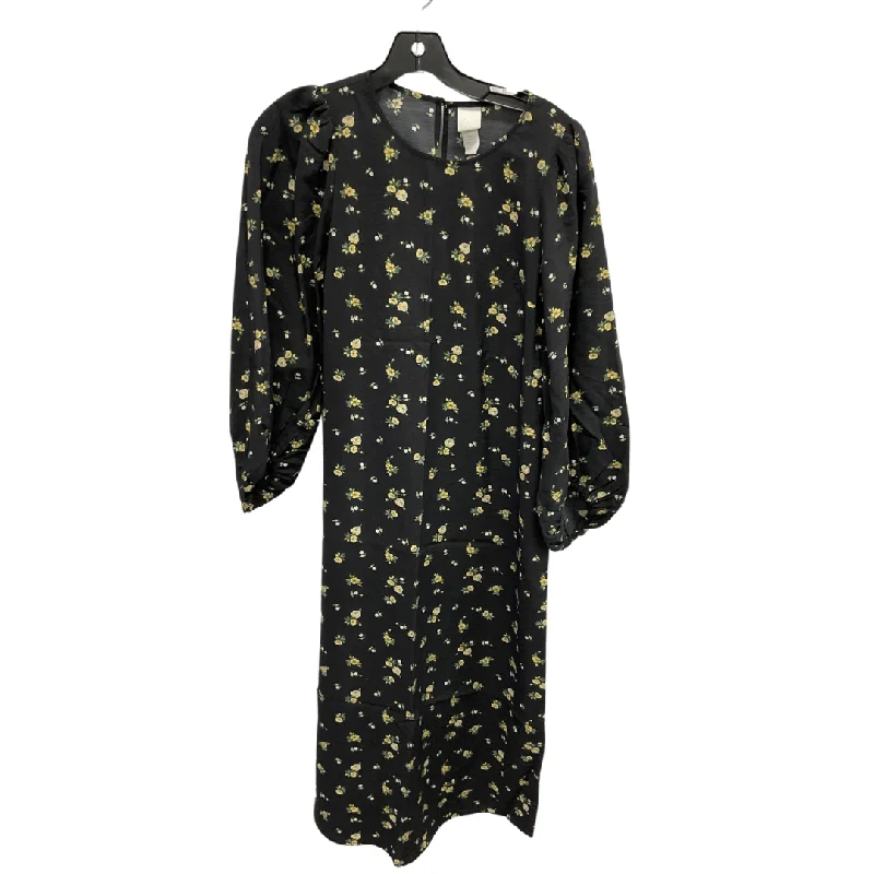 Special Savings Dress Casual Midi By H&m In Black, Size: Xs