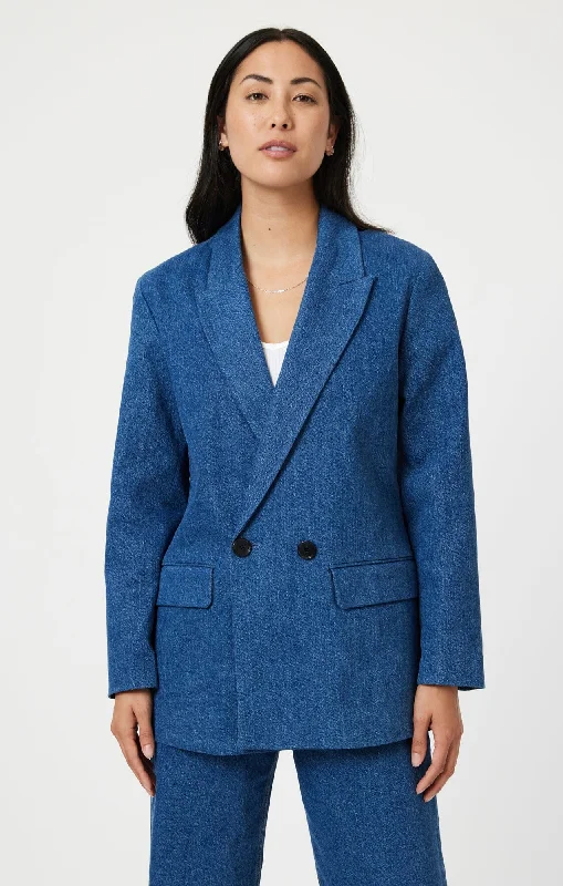 Time-Limited Offer Silvia Boyfriend Denim Blazer