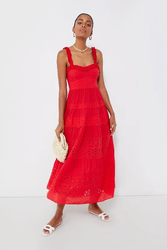 Final Markdown Red Evander Dress