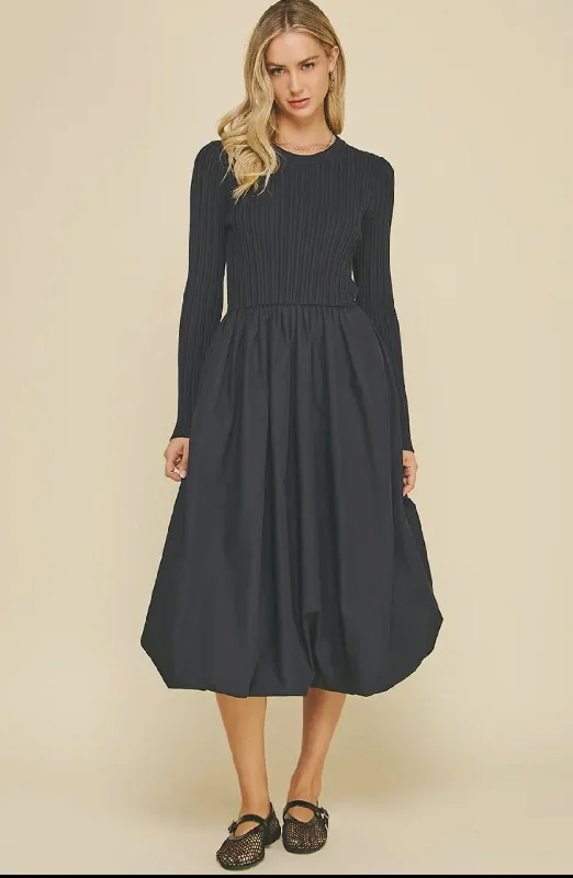 Special Offer Balloon Black Dress