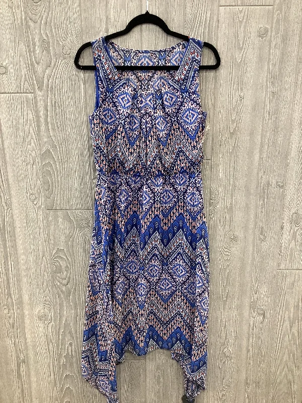 Blowout Deals Dress Casual Midi By Ab Studio In Blue, Size: M