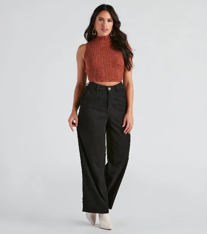Savings Event Gone Rogue Wide Leg Corduroy Pants