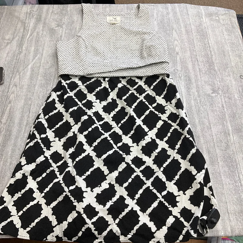 Special Offer Dress Casual Short By Tabitha In Black & White, Size: 8