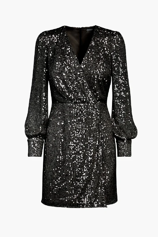 The Best Prices Yara Sequin Dress | Black