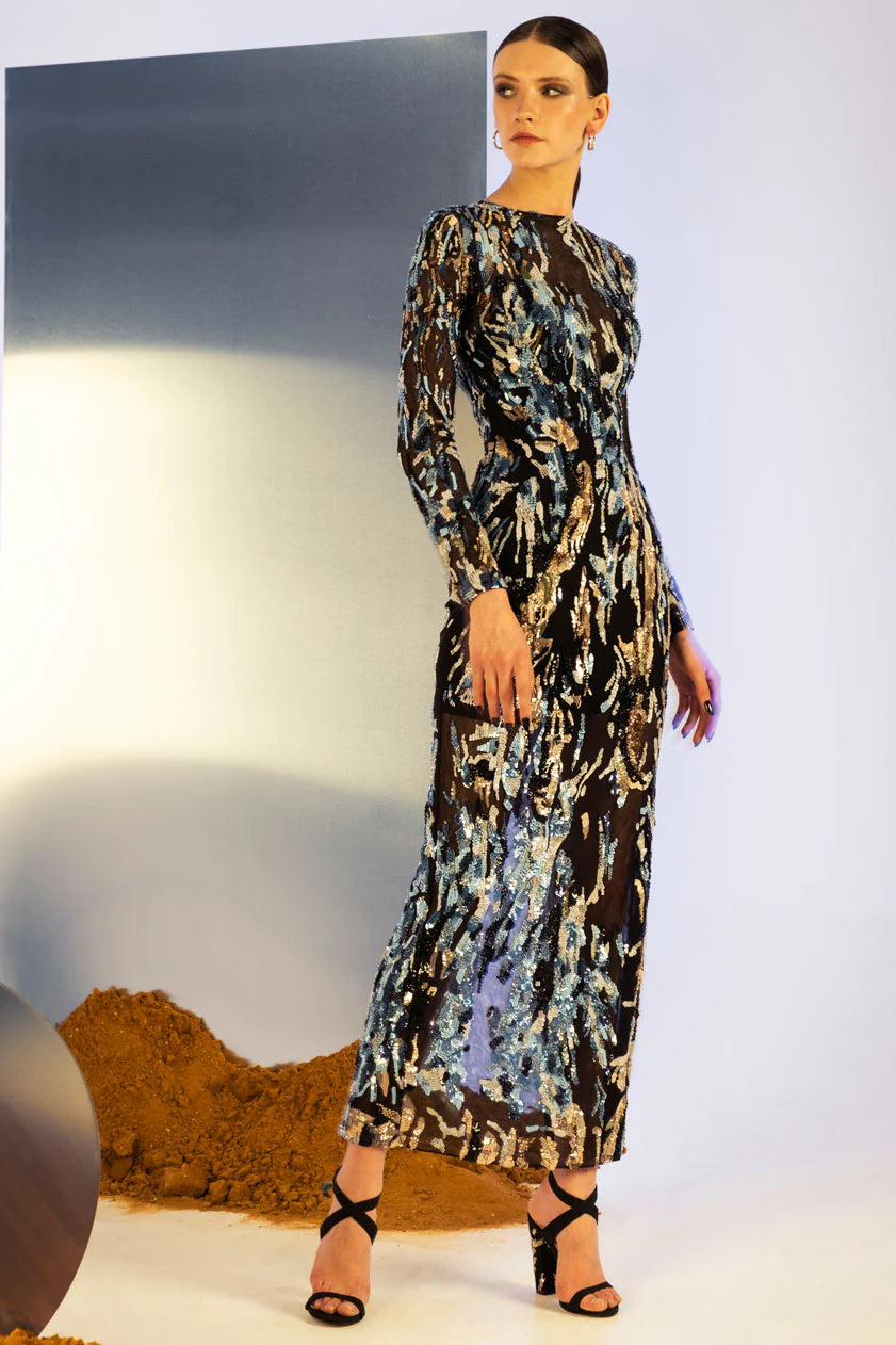 Blowout Sale Saiid Kobeisy  dress SKU: RTWSS23-DR-55INDIGO34