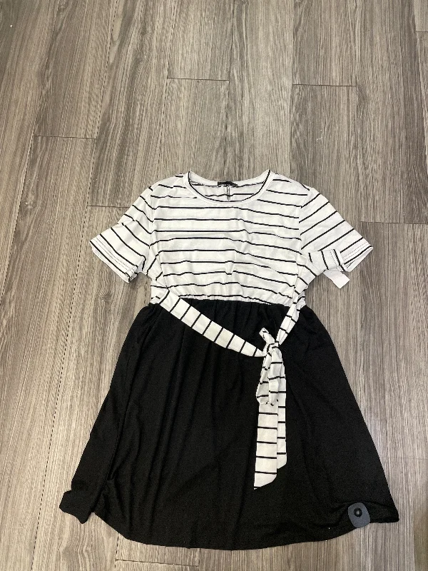 Bargain Blast Dress Casual Short By Shein In Black & White, Size: Xl