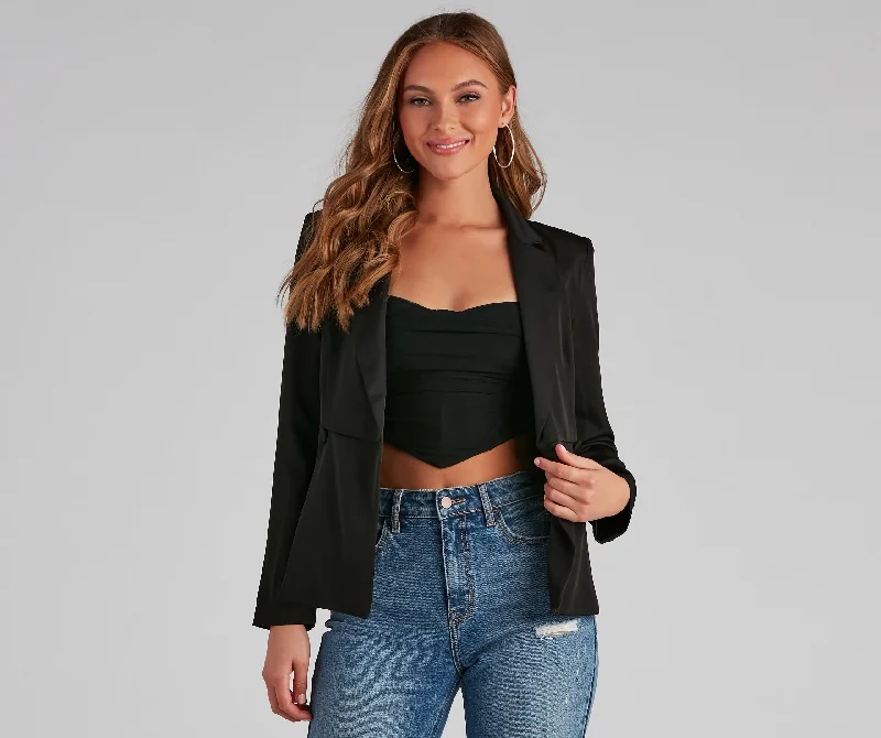 Crazy Savings A Chic Moment Fitted Blazer