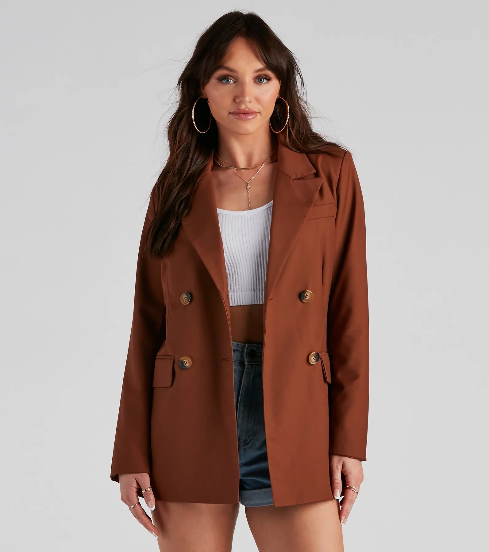 Markdowns Slay The Day Double Breasted Blazer