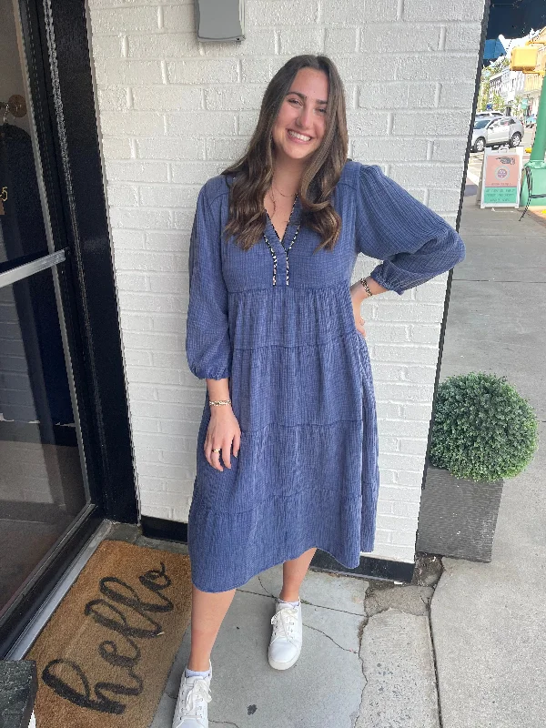 Buy Now Linen Long Sleeve Dress