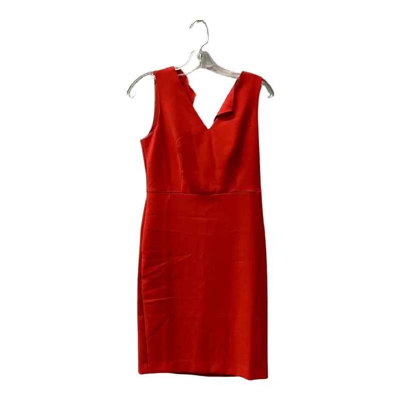 Fantastic Offers Dress Casual Short By Ann Taylor In Red, Size:Xs
