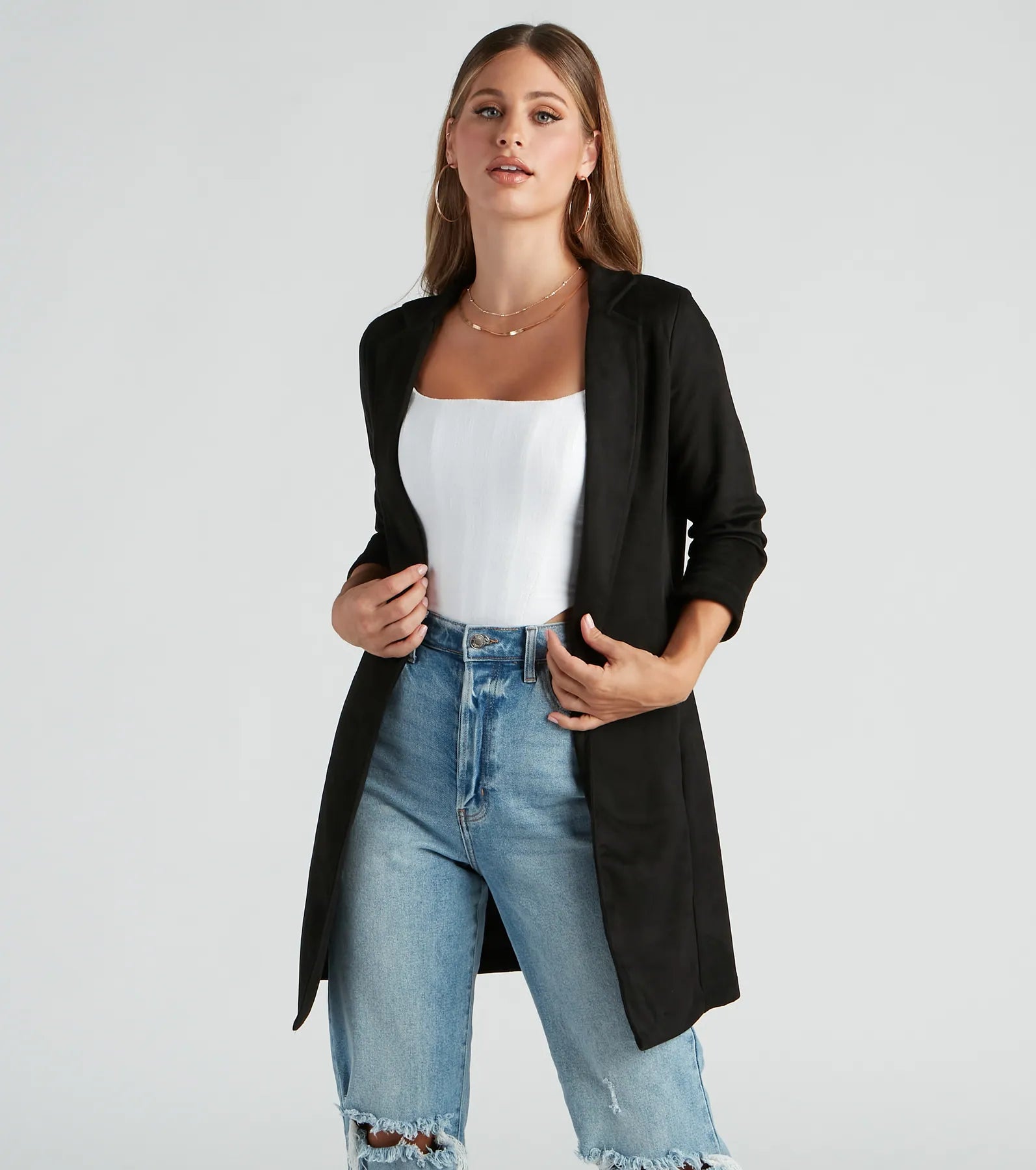 Savings Galore Polish Up Real Nice Long Blazer