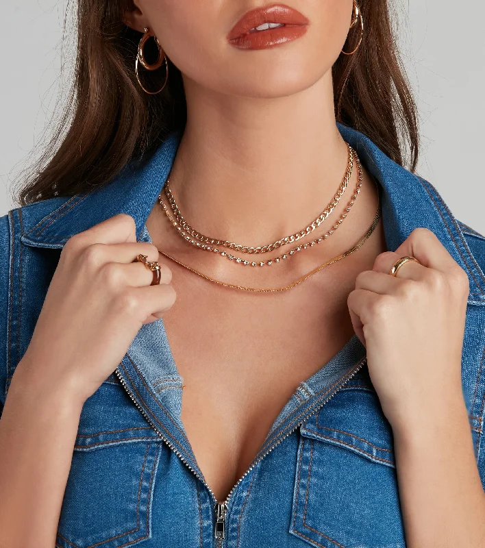 Seasonal Sale Summer Glow Rhine Layered Choker