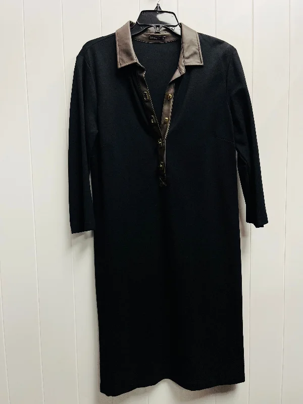 Stock Up and Save Dress Casual Midi  By J Mclaughlin In Black & Brown, Size: Xl