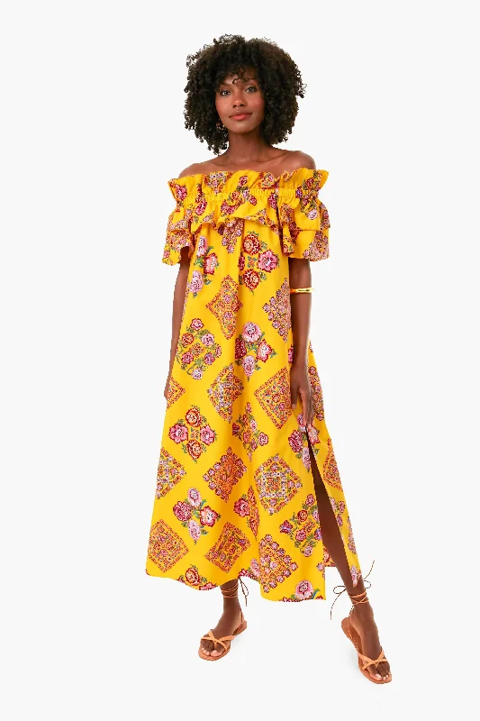 Act Fast Cowgirl Giallo Breakfast Dress