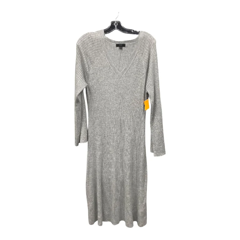 Early Access Dress Sweater By J. Crew In Grey, Size:M