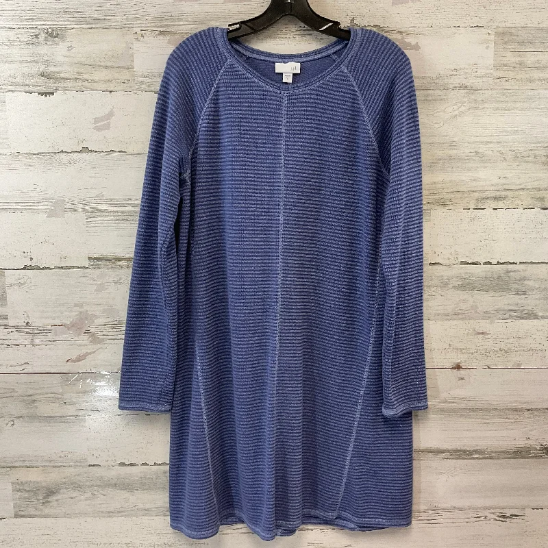 Discount Mania Dress Casual Short By J. Jill In Blue, Size: M