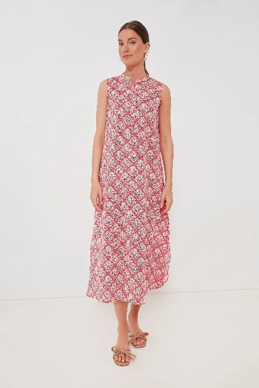 Price Drop Magenta Lauren Devina Midi Dress