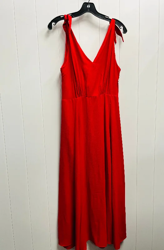Holiday Sale Dress Party Midi By Betsey Johnson In Red, Size: 12