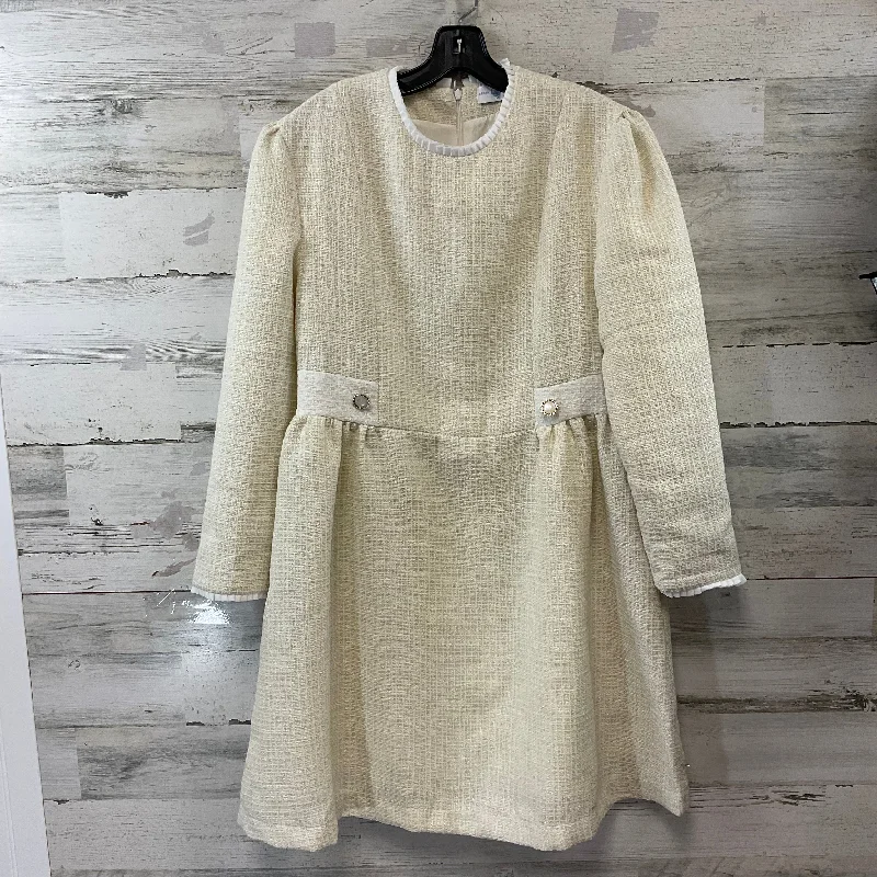 Closeout Dress Party Short By HENRY DUVALL In Cream, Size: M