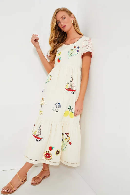 Value Deals Summer Embroidery Marley Dress