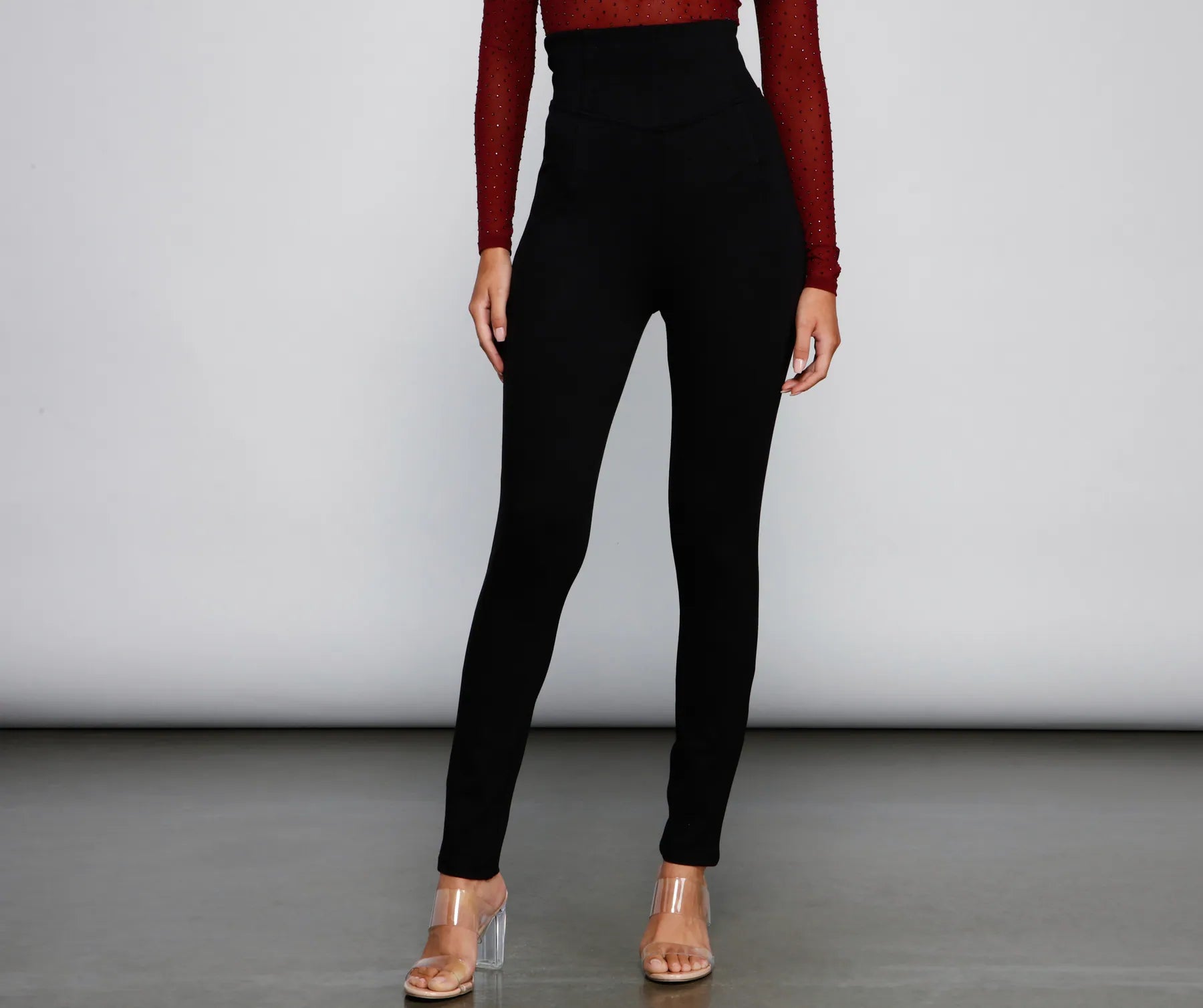 Best Deals Classic High Waist Ponte Knit Leggings