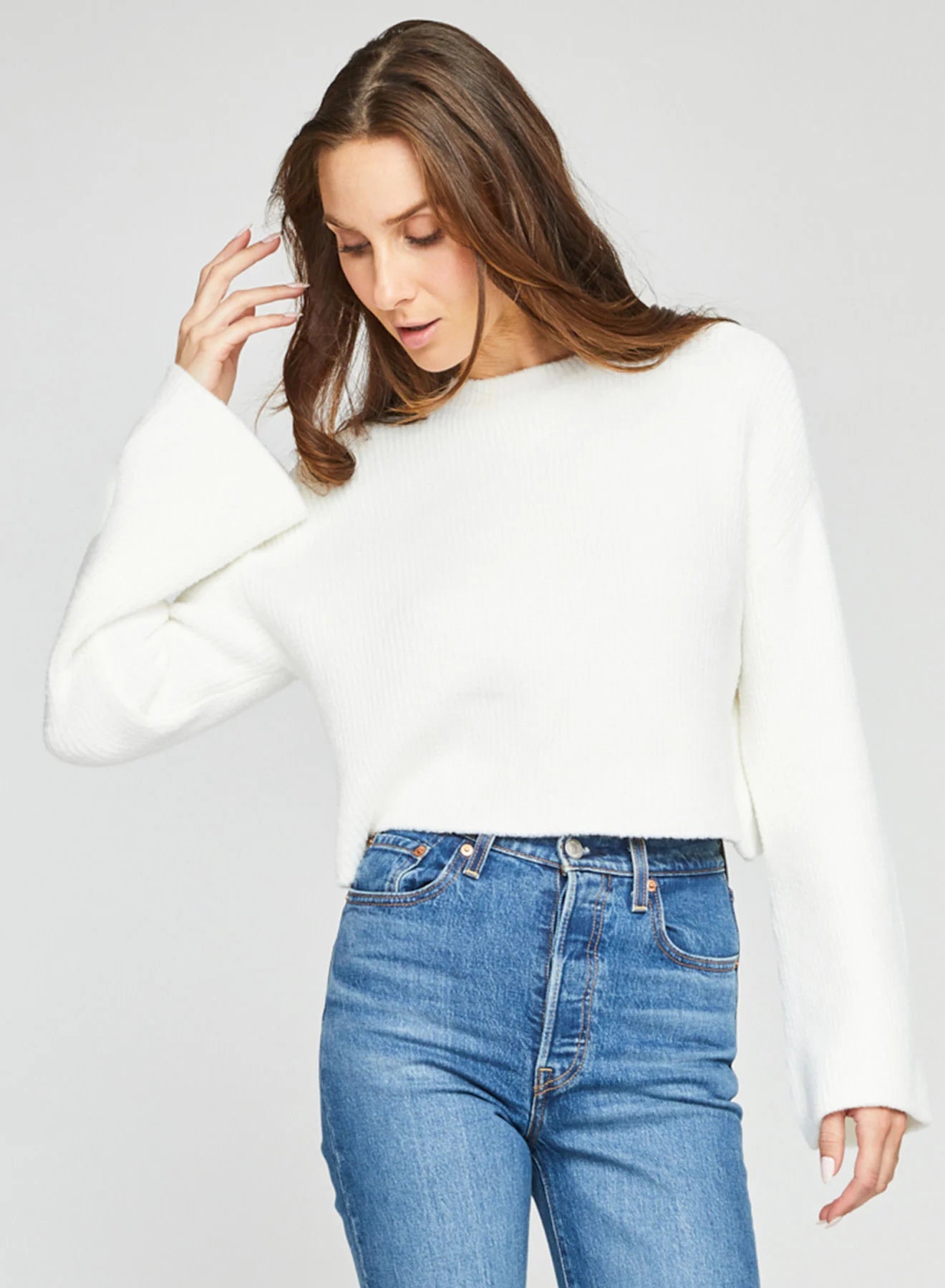 Early Access Cosette Sweater I White