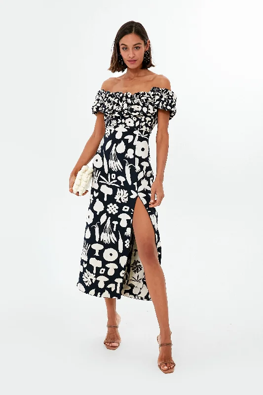 Hurry In Setas Agave Jacquard Maxi Dress