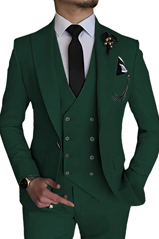Don't Wait Slim 3 Pieces Causal Business Party Men's Suits
