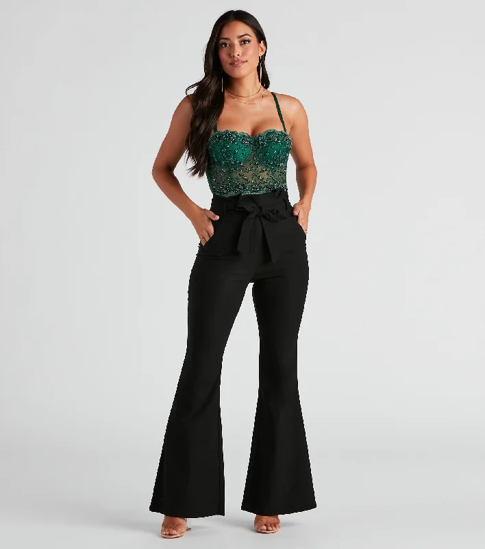 Early Access Not A Flare Woven Paper Bag Pants