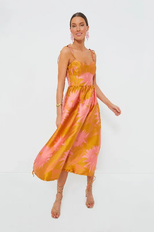 Price Meltdown Sorbet Jacquard Strapless Dress