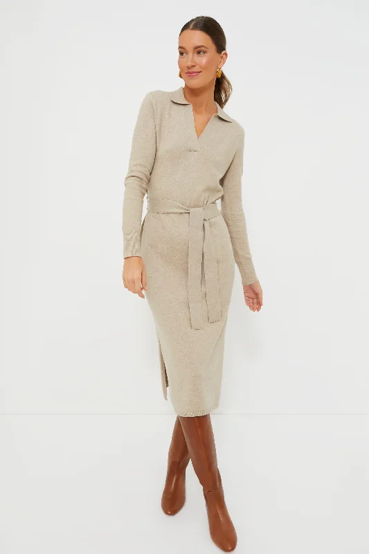 Limited Time Oatmeal Heather Jackson Sweater Dress
