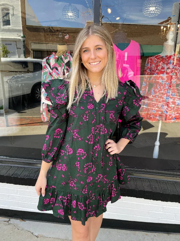 Final Markdown Humble and Kind Floral Dress